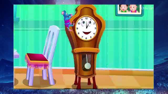 Hickory Dickory Dock Nursery Rhyme With Lyrics - Cartoon Animation Rhymes & Songs for Children