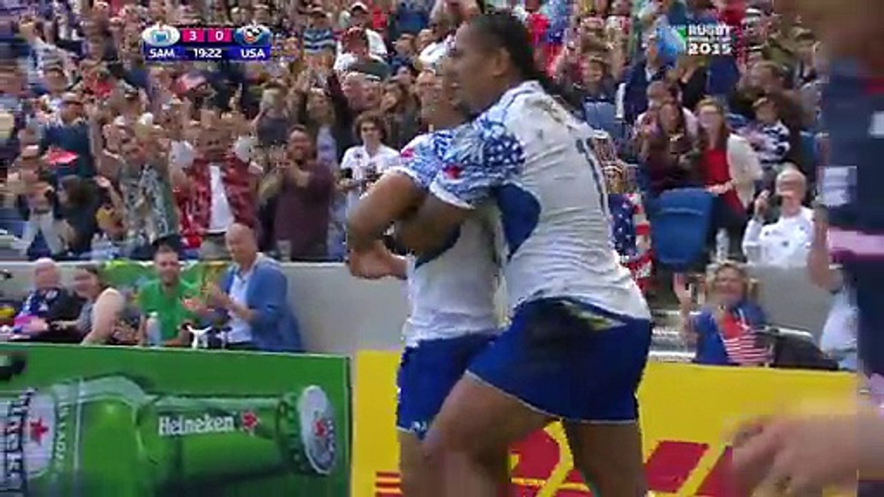 Ragby Match of Samoa vs USA-Latest