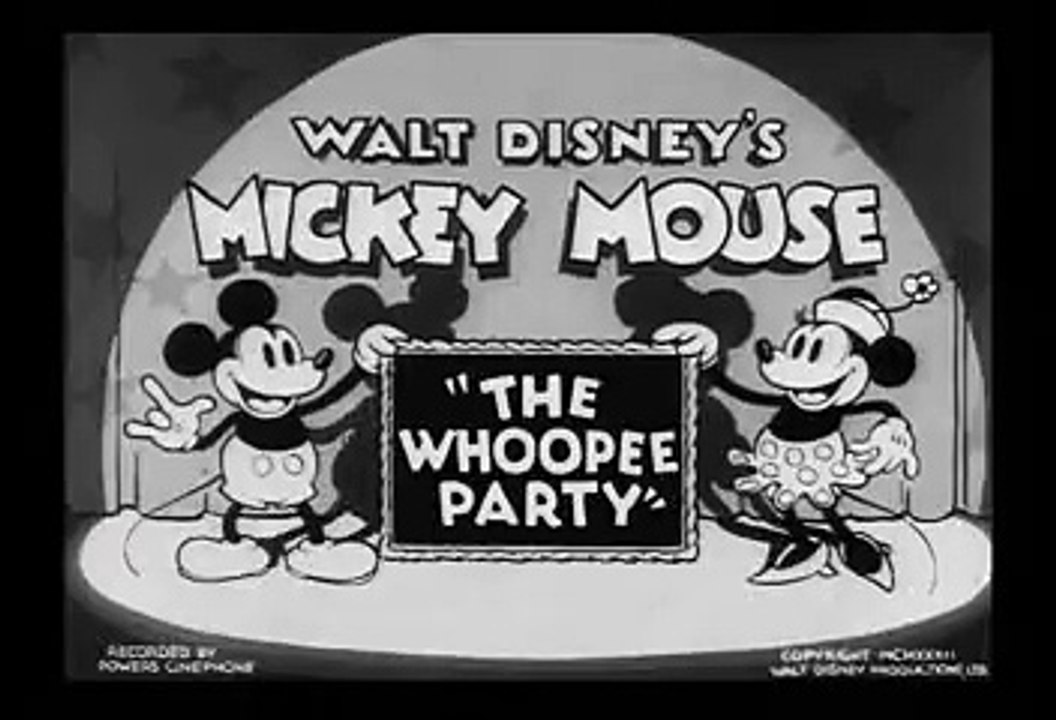 Mickey Mouse 1932 The Whoopee Party