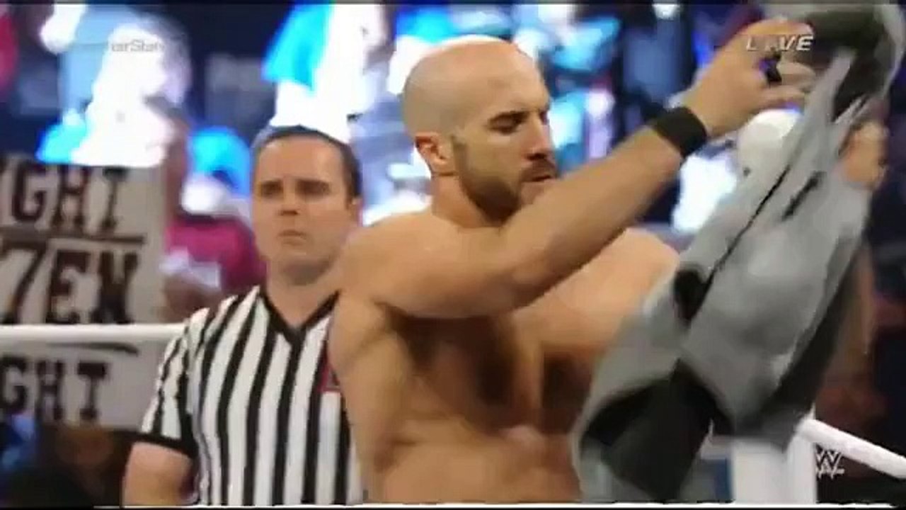 Cesaro vs Kevin Owens Summerslam 23 Aug 2015 Full Match HD WWE Wrestling