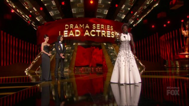 Viola Davis winning Lead Actress in a Drama Series at the Emmys 2015