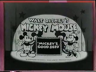 Mickey Mouse 1932 Mickey's Good Deed