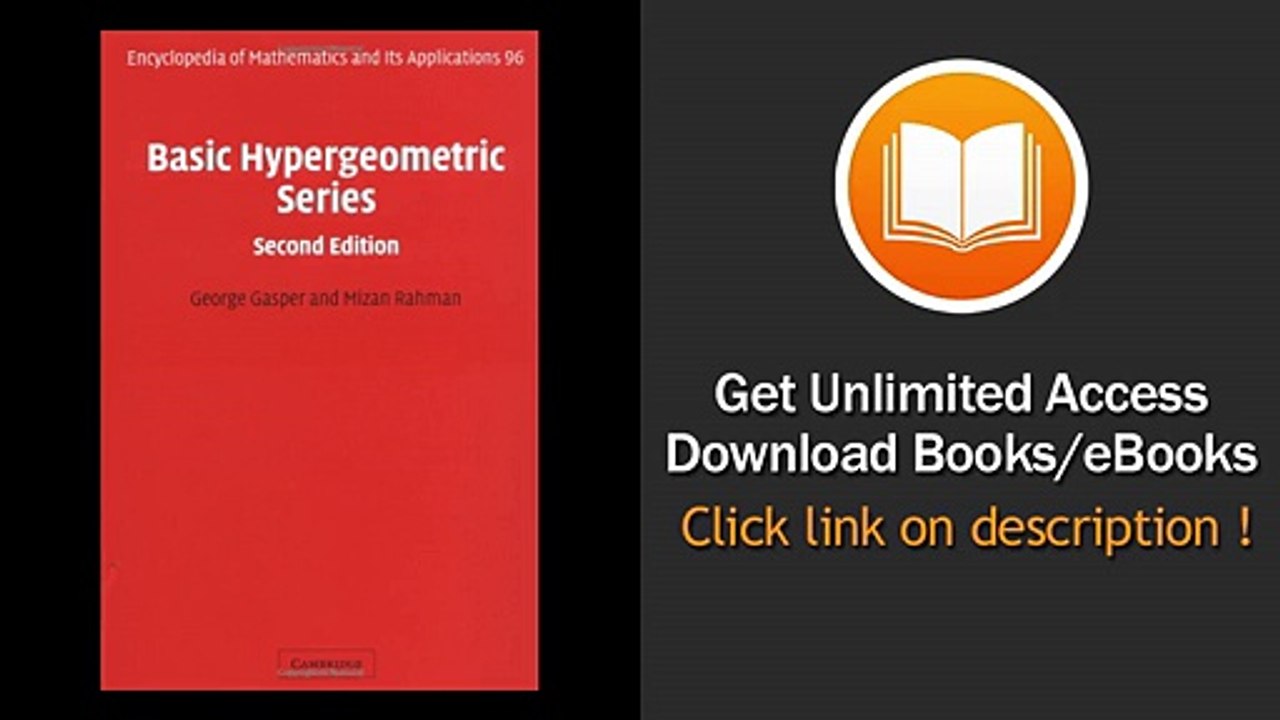 Download eBook # Basic Hypergeometric Series