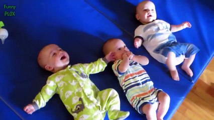 Funny Triplet Babies Laughing Compilation 2014 [NEW HD]