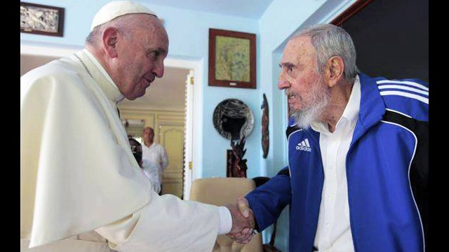 Papa Francisco se reúne con Fidel Castro
