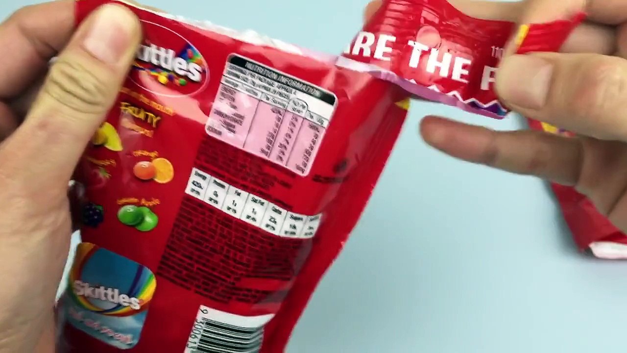 Learn Colours For Children With Skittles | Make A Rainbow With Skittles Candies