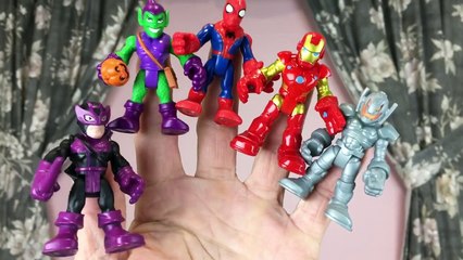 Finger Family Song Playskool Marvel Super Heroes Adventures