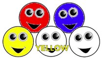 Learn Colors For Children With Smiley Faces Coloring Page