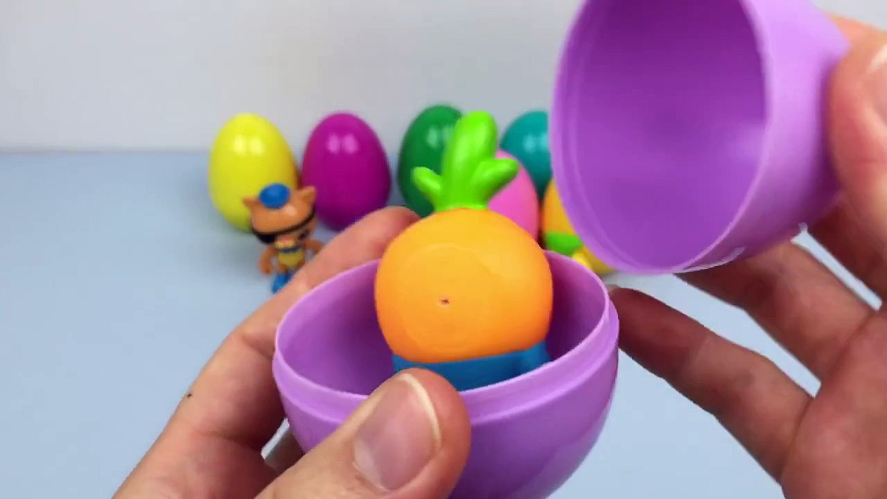 Octonauts The Vegimals Surprise Eggs Toys Captain Barnacles Peso Shelliington Kwazii Dashi Dog