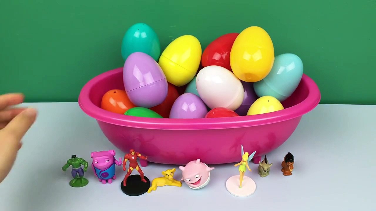 Surprise Eggs Toys Yo Gabba Gabba! Dreamworks Home The Lion King Tinker Bell LPS Littlest Pet Shop