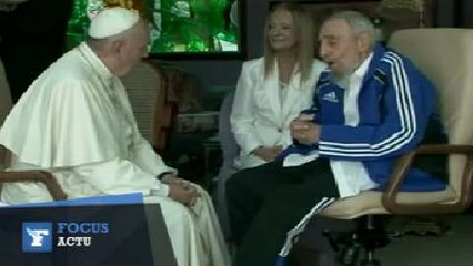 A Cuba, le pape François rencontre Fidel Castro