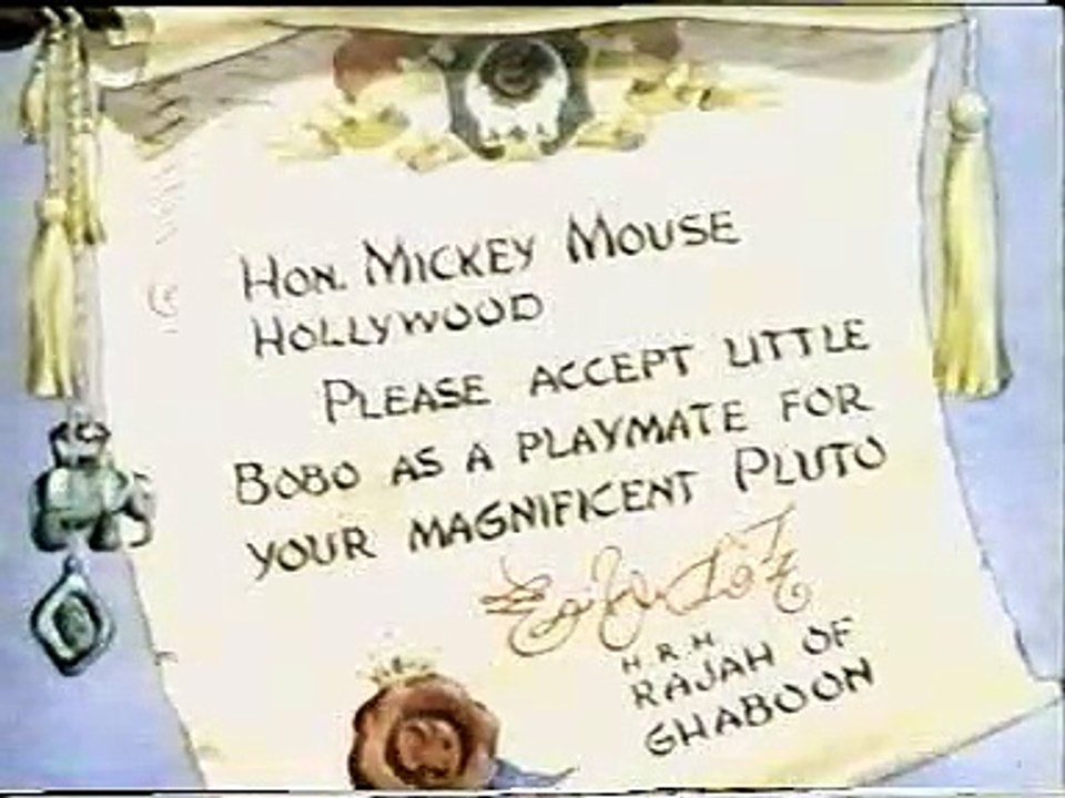 Mickey Mouse 1936 Mickey's Elephant