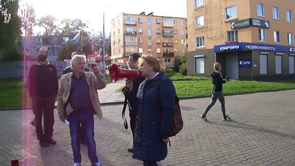 Татьяна Ромахина: против вырубки леса в деревне Суна [20.09.2015] #митинг #свободная_трибуна