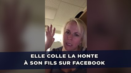 Elle colle la honte à son fils sur Facebook parce   qu'il ne lui téléphone plus