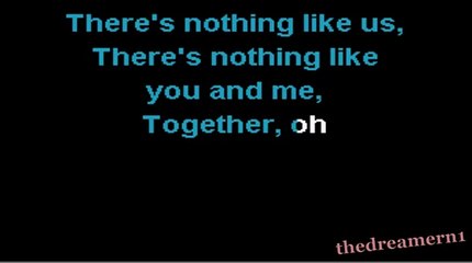 KARAOKE JUSTIN BIEBER - Nothing like us