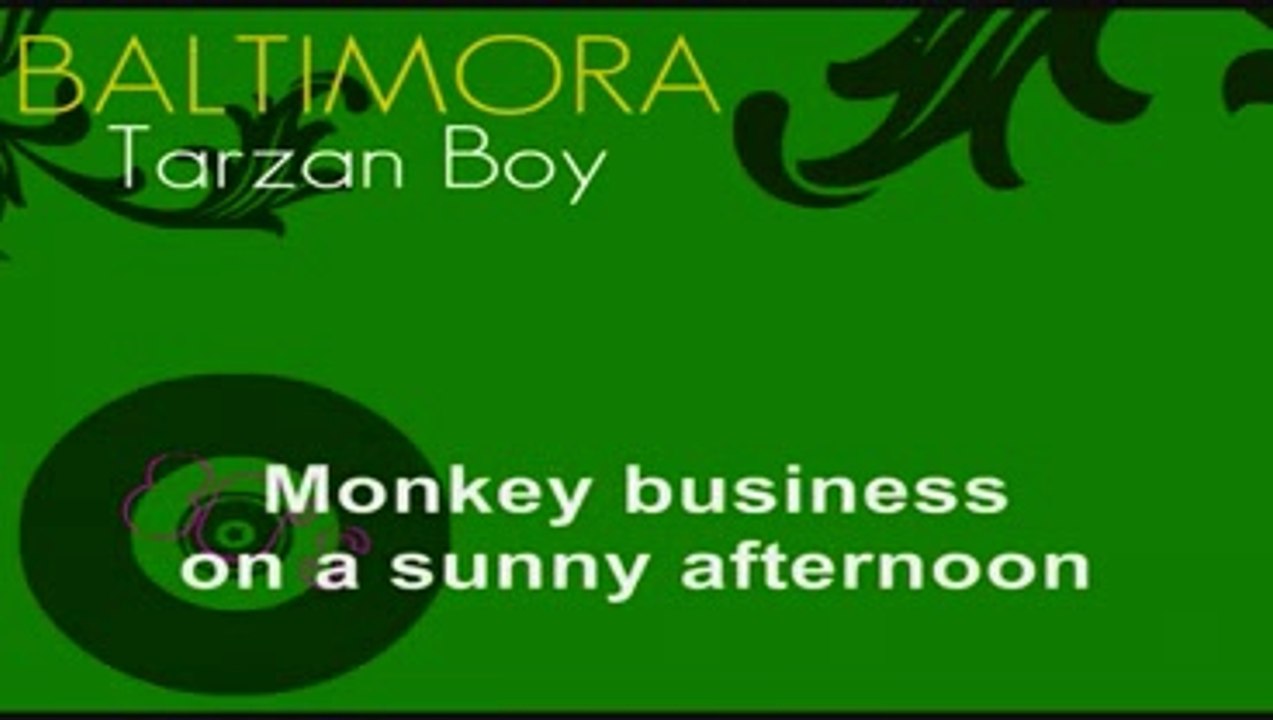 KARAOKE BALTIMORA - Tarzan boy