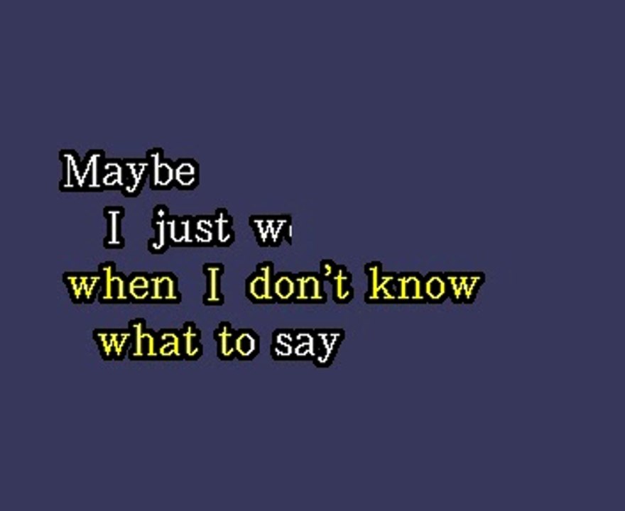 KARAOKE PAT BENATAR - We belong