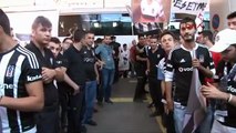 Beşiktaş'a Ankara'da coşkulu karşılama!