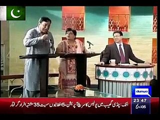 Azizi as Pervaiz Rasheed about PTI