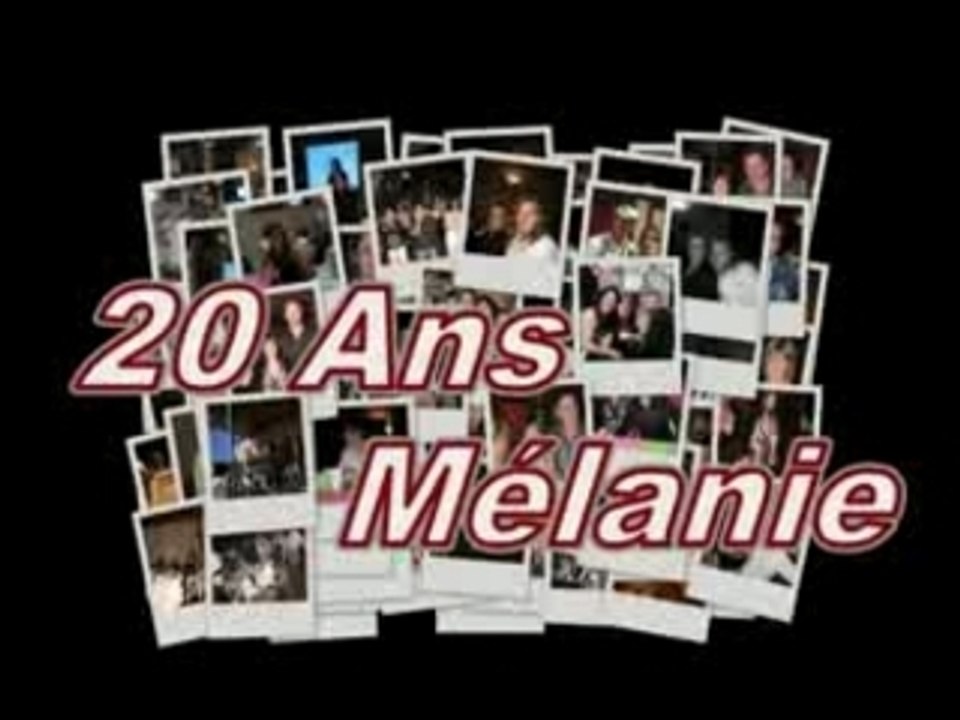 Anniversaire melanie