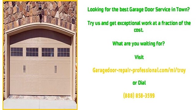 Licensed Garage Door Technicians in Troy, MI