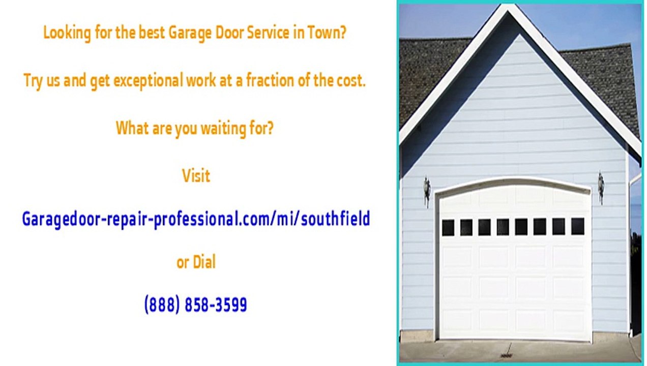 Garage Door Parts Repair & Replacement in Southfield, MI