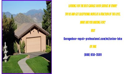 Garage Door Opener Repair in Union Lake, MI