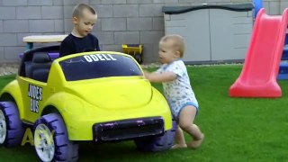 Super Baby Moves the Car!