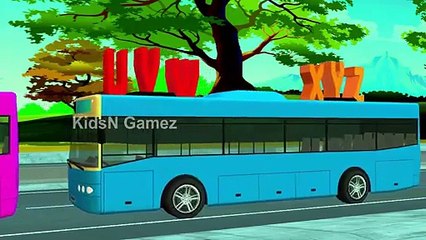 ABC Poems For Kids - ABC Bus Animated Children Poem -  Video -cartoon
