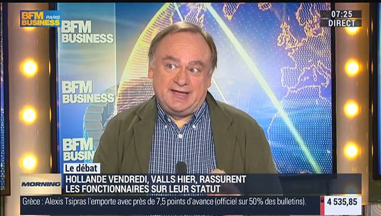 Nicolas Doze VS Jean-Marc Daniel : "Personne, ni à gauche ni à droite, ne peut toucher au statut des fonctionnaires" - 21/09
