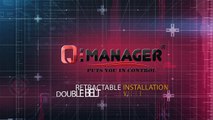 Q-Manager® Retractable Double Belt Post- Installation