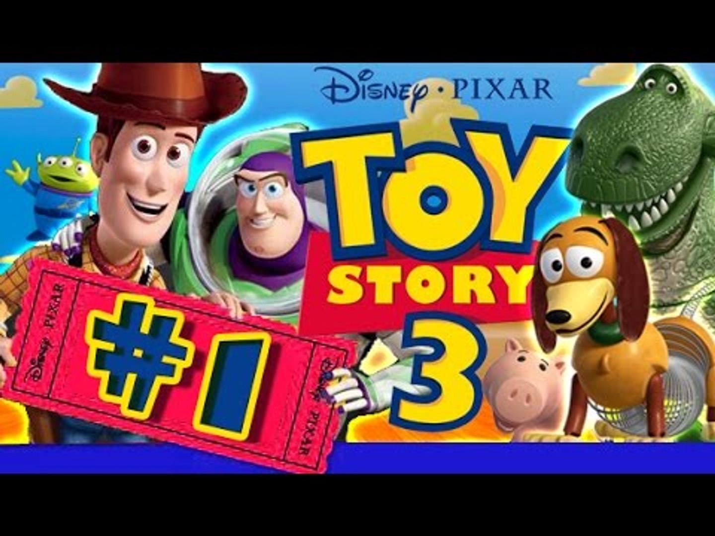 Disney's Toy Story 3 Walkthrough Part 1 (PS3, X360, Wii) 100 % Level 1 -  Train Rescue - video Dailymotion
