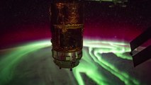 Des images extraordinaires d’une aurore polaire vue de l’espace