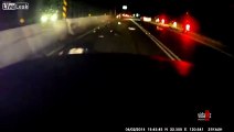 WAKE UP!!!!  (Scooter Rider Falls Asleep On The HWY)