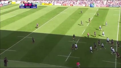 Alesana Tuilagi BIG HITS against USA