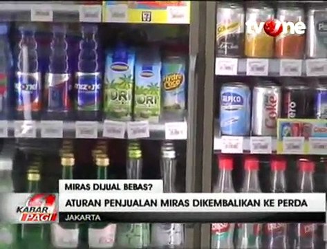 Polemik Peraturan Penjualan Minuman Keras