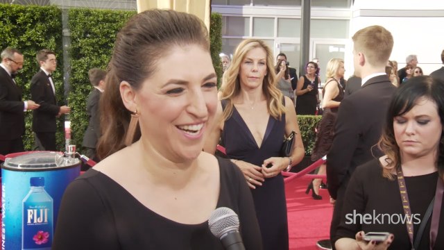 Mayim Bialik talks feminism and women in Hollywood on the Emmys 2015 red carpet