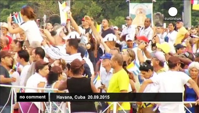 Tens of thousands of Cubans to Pope's Mass