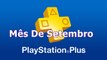 Jogos Playstation Plus : Mês Setembro PS4