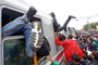 Des trains bondés de migrants en direction de la Hongrie