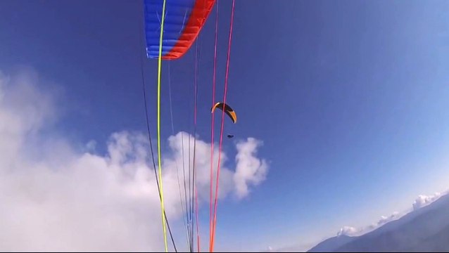 Epic Paragliding Cloud Surfing