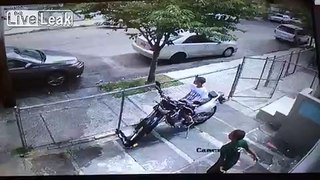 LiveLeak.com - 7 year old vs motorcycle