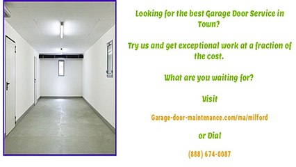 Licensed Garage Door Technicians in Milford, MA