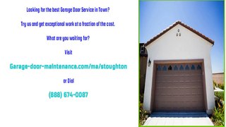 Stoughton, MA Garage Door Opener Repair