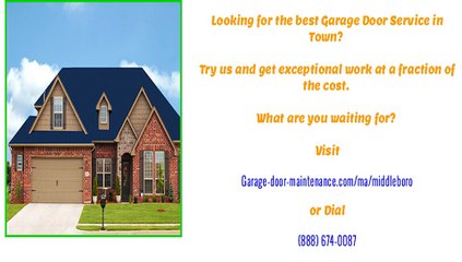 Middleboro, MA Garage Door Repair Service & Maintenance