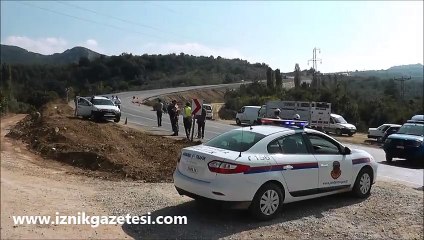 Yenişehir yolunda korkunç kaza  1ölü