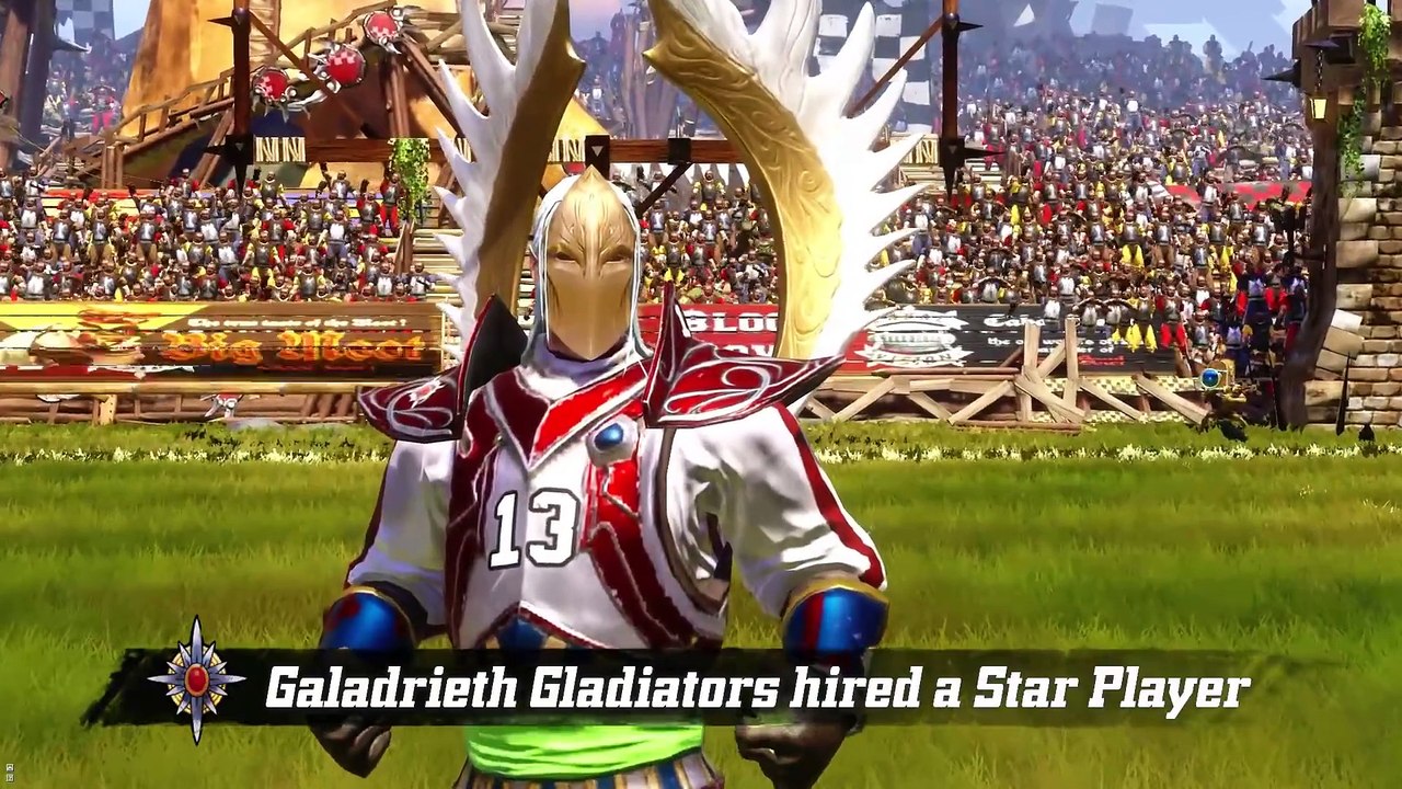 Blood Bowl II - Gameplay Orcs vs Hauts-Elfes