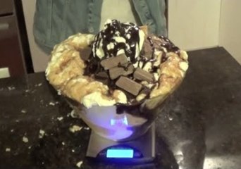 The 10,000 Calorie Ice Cream Sundae Challenge