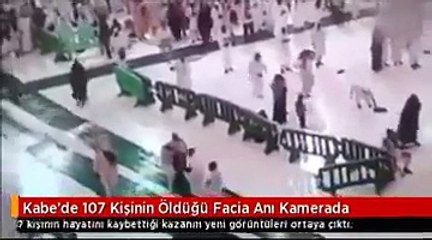 Kabe de 107 Kişinin Öldüğü Facia Anı Kamerada ortalık sakin birazdan kıyamet kopacak yeni görüntü...