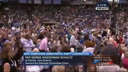 DNC Chair Flustered As NH Dems Heckle For More Debates